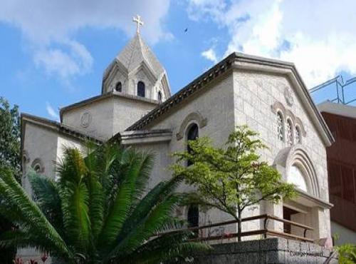 The St. Gregory the Illuminator Armenian Church in Caracas, the capital of Venezuela
