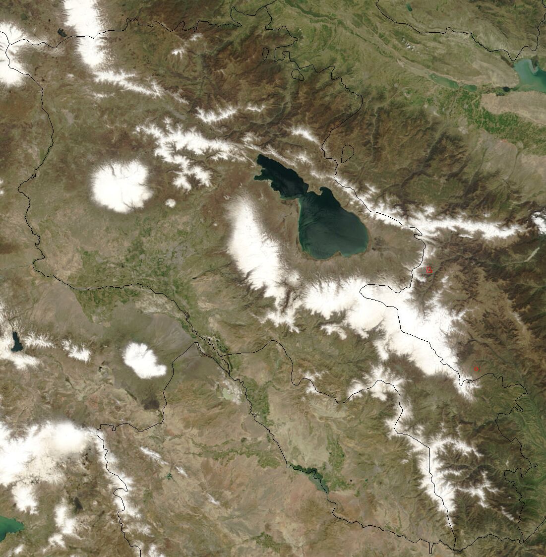 A satellite’s-eye-view of Armenia