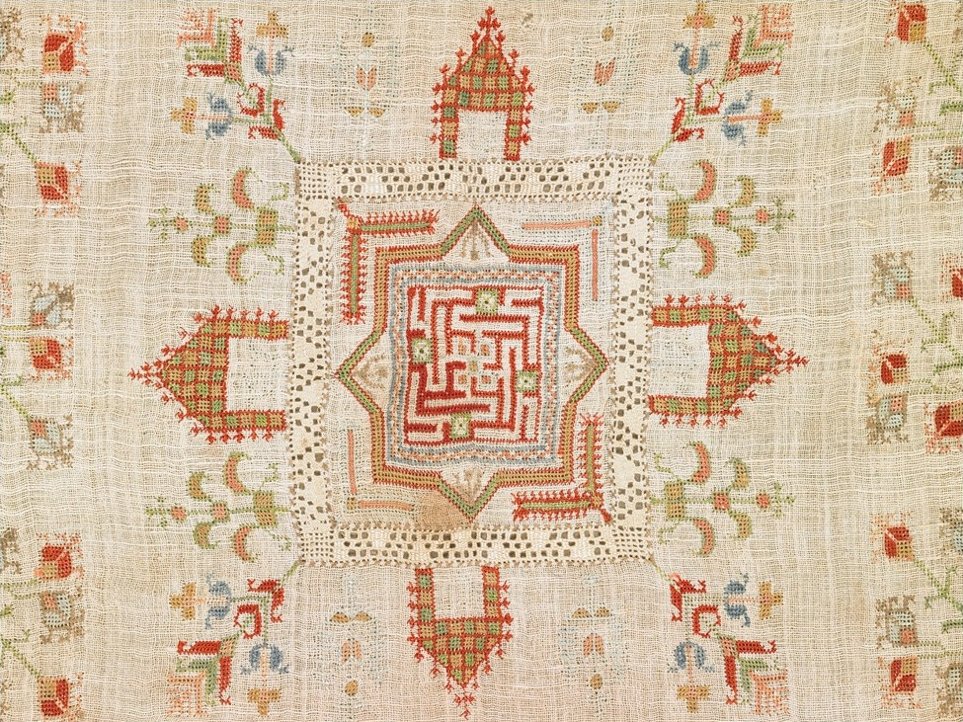 An example of Armenian lacework dating from the 18th century