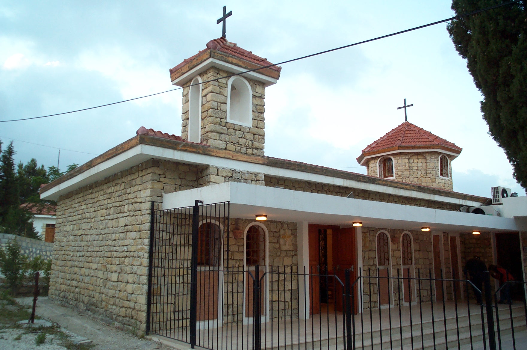 The church in Vakıflı, the one remaining Armenian village in Turkey today, in the far south-eastern coast of the country, by the border with Syria